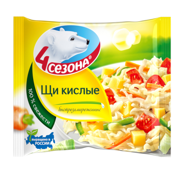 Щи кислые 4 СЕЗОНА замороженные 400гр